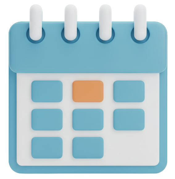 Bookairy 3D calendar interface preview
